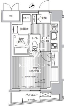 ルヴェール日本橋小伝馬町 302 間取り図