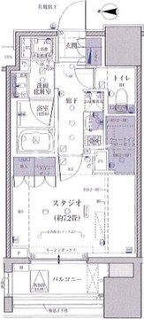 クラッシィハウス大手町ザ・スイート 902 間取り図