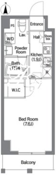 コンフォリア錦糸町DEUX 605 間取り図