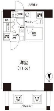 クイズ恵比寿 611 間取り図