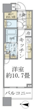 ブリリアタワーズ目黒 N-1701 間取り図