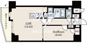 エスレジデンス駒沢大学駅前 302 間取り図