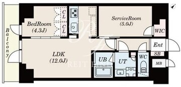 エスレジデンス駒沢大学駅前 203 間取り図