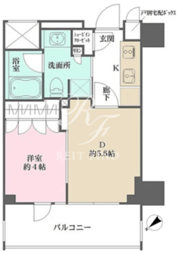 ザ・パークワンズ三軒茶屋 211 間取り図