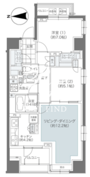 メゾンカルム本郷 907 間取り図