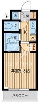 ザ・パーククロス市ヶ谷 104 間取り図