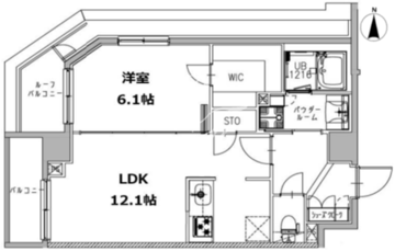 エスレジデンス三田慶大前 1102 間取り図