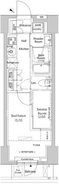 アークマーク巣鴨コート 202 間取り図