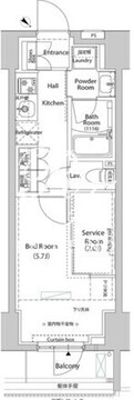 アークマーク巣鴨コート 302 間取り図