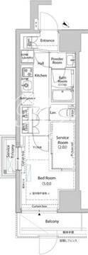 アークマーク巣鴨コート 101 間取り図