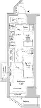 アークマーク巣鴨コート 201 間取り図