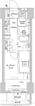 アークマーク巣鴨コート 902 間取り図