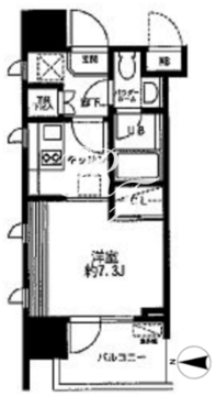 レジディア大森東 901 間取り図