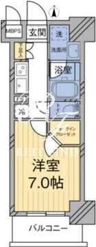 モディア代々木 504 間取り図