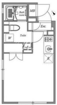 アスティーレ用賀2 504 間取り図