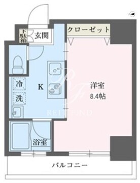 リーフコンフォート赤羽 404 間取り図