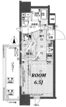 ル・リオン豊洲ウォーターフロント 407 間取り図