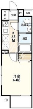 ウェルスクエアイズム初台 106 間取り図