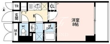 プレール・ドゥーク門前仲町2 702 間取り図