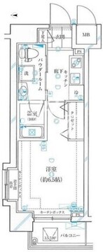 ガリシア浜松町 703 間取り図