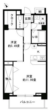 麹町MCM 301 間取り図