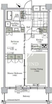 パークキューブ西ヶ原ステージ 819 間取り図