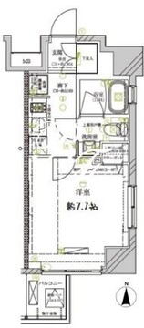 ディアレイシャス菊川 204 間取り図