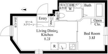 カーサグラッツェ西大島 502 間取り図