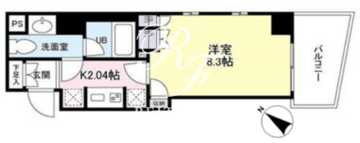 日本橋ミスモ 603 間取り図