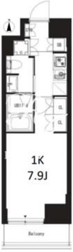 大森ウエスト 203 間取り図