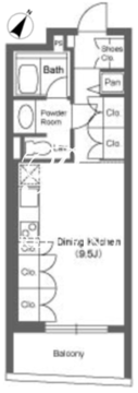 ストーリア神宮前 212 間取り図