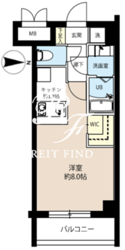 レオーネ王子飛鳥山 403 間取り図