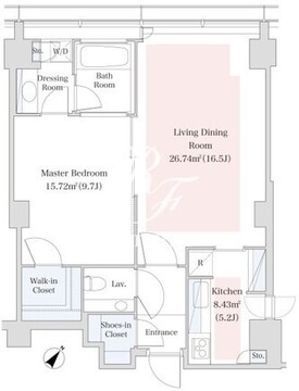 ラ・トゥール青葉台 2105 間取り図