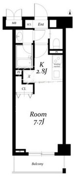 クラス四谷 303 間取り図