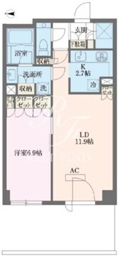 ジュールＡ 1104 間取り図