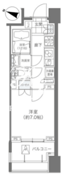 メゾンカルム本郷 305 間取り図