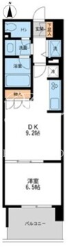 レジディア南千住 1003 間取り図