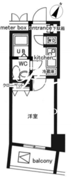 レジディア日本橋人形町2 403 間取り図