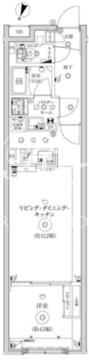 グローリオシェルト池袋2 202 間取り図