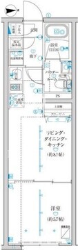 トラディス西池袋 204 間取り図