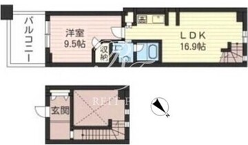 レジデンスシャルマン月島 329 間取り図