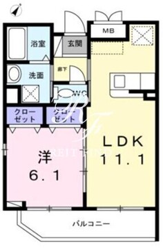 ブルームオアシス 403 間取り図