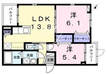 ブルームオアシス 101 間取り図