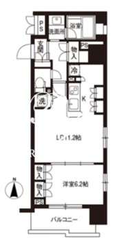 レジディア御茶ノ水 905 間取り図