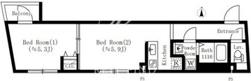 トラディス池袋本町 101 間取り図