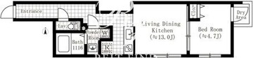 トラディス池袋本町 206 間取り図