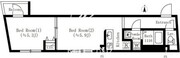 CREATIF池袋本町 201 間取り図 ?>
