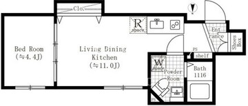 トラディス池袋本町 205 間取り図