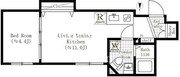 CREATIF池袋本町 405 間取り図 ?>
