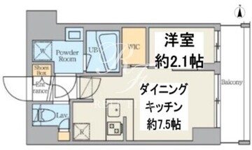 クレストコート東日暮里 305 間取り図